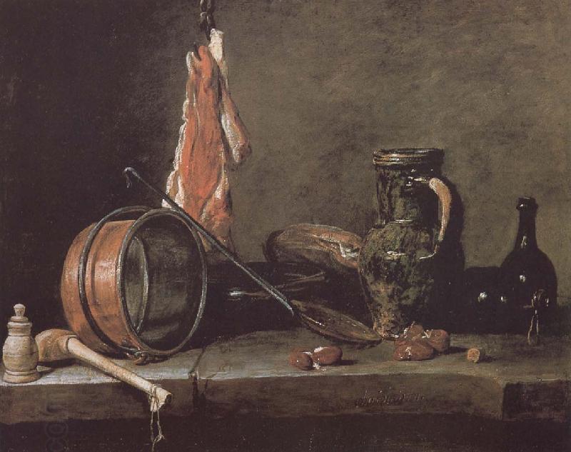 Jean Baptiste Simeon Chardin Still there is meat China oil painting art